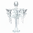 Crystal Candelabra 6 branch 191 {Judaica-Lecht-Candlesticks, Candelabra} Manchester Judaica