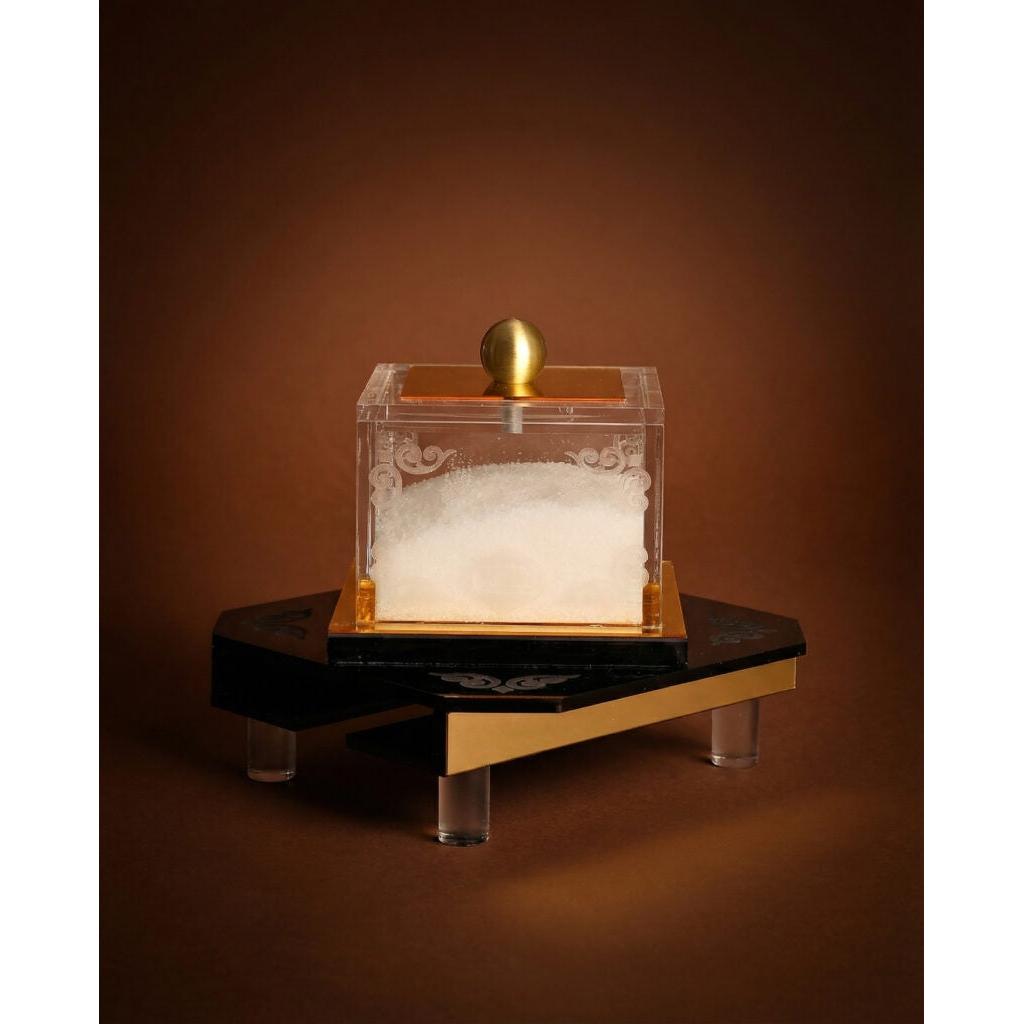 Acrylic Salt Cellar {Judaica-Tabletop-Salt Holder} Manchester Judaica