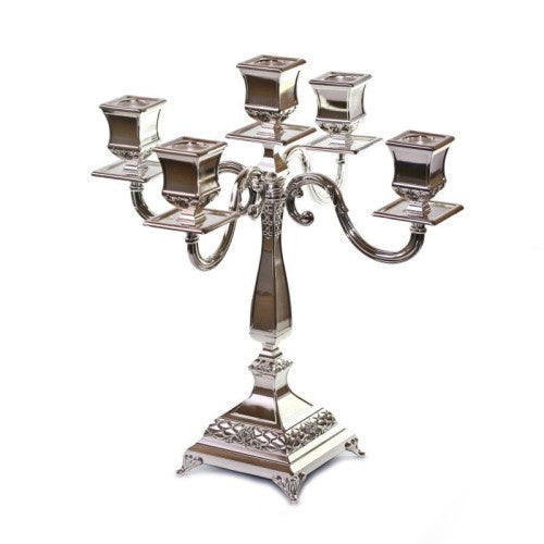Candlabra 5 Branches 40cm {Judaica-Lecht-Candlesticks, Candelabra} Manchester Judaica
