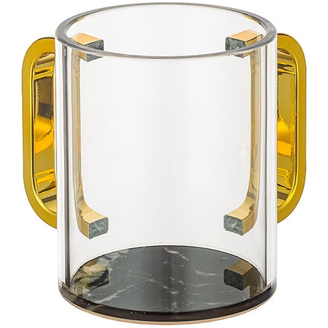 Washing Cup 11 cm - Black Marble {Judaica-Home-Washing Cup} Manchester Judaica