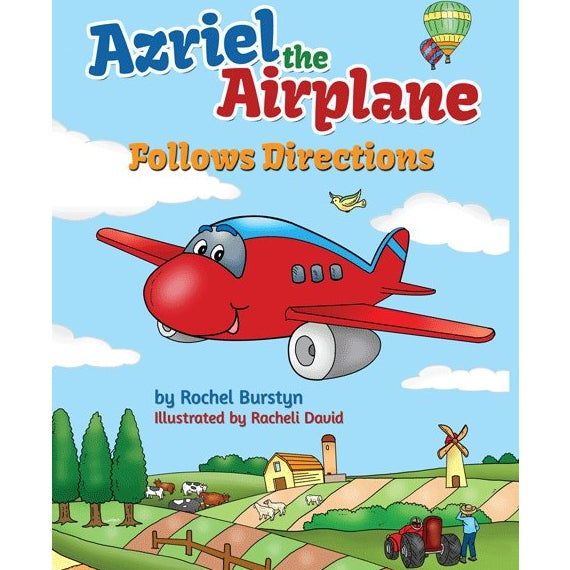 Azriel the Airplane Follows Directions {Books-Kids-Books for Children} Manchester Judaica