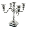 Candelabra 5 branch {Judaica-Lecht-Candlesticks, Candelabra} Manchester Judaica
