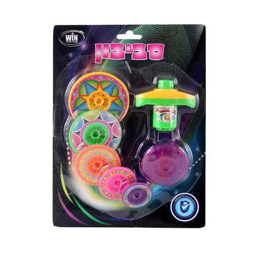 Dreidal - 5 Discs {Holiday-Chanukah-Dreidlech} Manchester Judaica