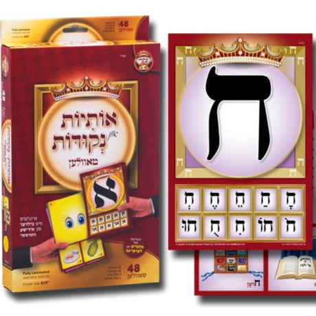 כתרי אלף בית - אותיות און נקודות טאוולען - אידיש {ספרים-נושאים-אלף בית} Manchester Judaica