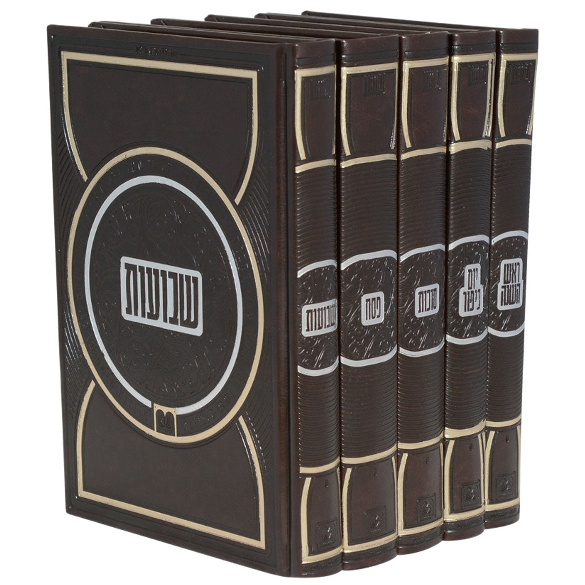 מחזור כתר ה"כ אשכנז 21 ס"מ חום כהה - עוז והדר {ספרים-תפילות-מחזורים} Manchester Judaica