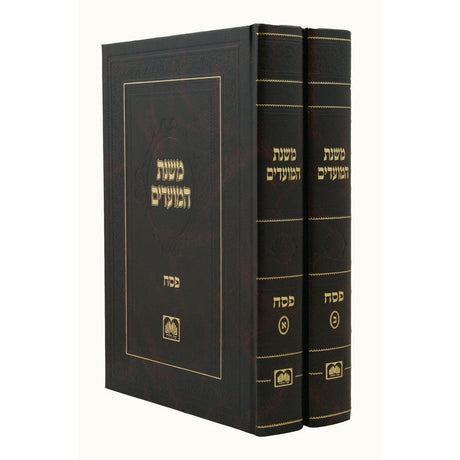 משנת המועדים - פסח ב' כרכים {ספרים-מועדים וזמנים-פסח} Manchester Judaica