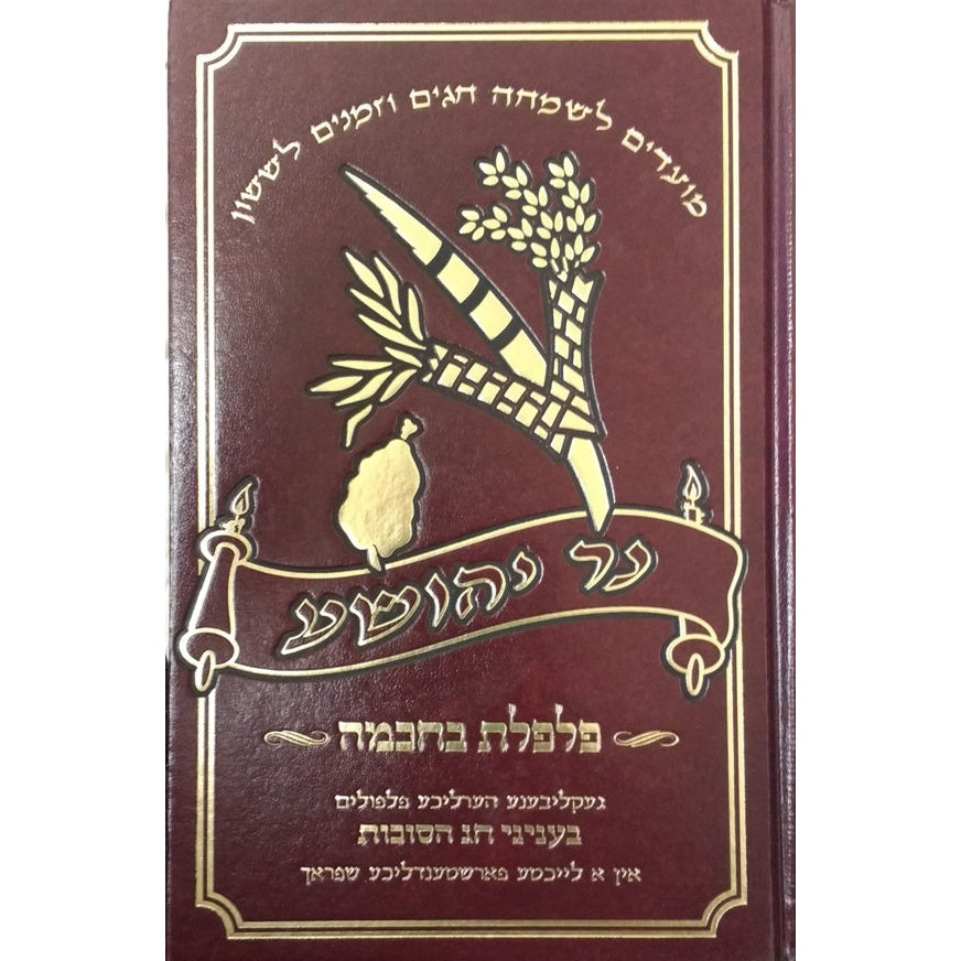 נר יהושע פלפלת בחכמה - חג הסוכות אידיש {Holiday-Sukkah-Books} Manchester Judaica