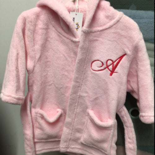 Personalised Baby Bath Robe {Embroidery & Sewing} Manchester Judaica