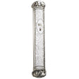 Plastic Mezuzah 12Cm - Transparent - Crown {Judaica-Home-Mezuzah Holder} Manchester Judaica