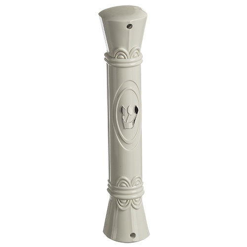 Plastic Mezuzah 15Cm - Decorations - White {Judaica-Home-Mezuzah Holder} Manchester Judaica