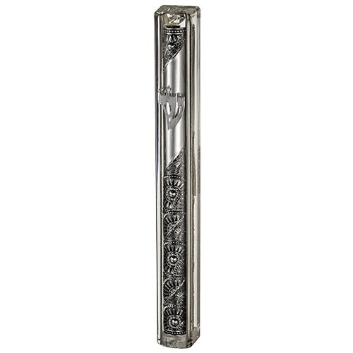 Plastic Mezuzah 15Cm - Transparent 23612 {Judaica-Home-Mezuzah Holder} Manchester Judaica