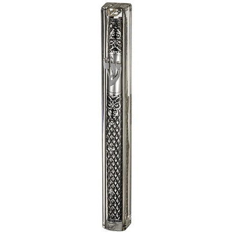 Plastic Mezuzah 15Cm - Transparent 23616 {Judaica-Home-Mezuzah Holder} Manchester Judaica