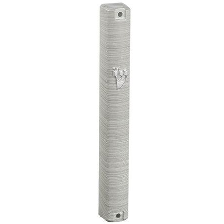 Platic Mezuzah 15Cm - 3D Metallic Paint {Judaica-Home-Mezuzah Holder} Manchester Judaica