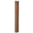 Polyresin Mezuzah 15Cm - Brown {Judaica-Home-Mezuzah Holder} Manchester Judaica