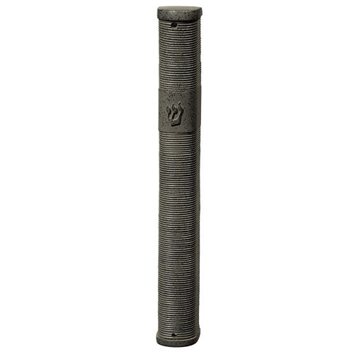 Polyresin Mezuzah 15Cm - Gray {Judaica-Home-Mezuzah Holder} Manchester Judaica