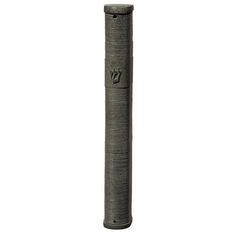 Polyresin Mezuzah 15Cm - Gray {Judaica-Home-Mezuzah Holder} Manchester Judaica