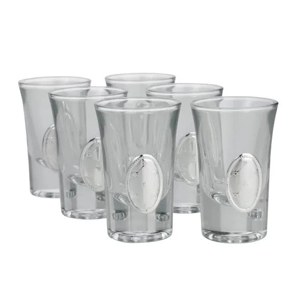 Set of 6 Liqour Cups {Judaica-Tabletop-Wine & Liquor} Manchester Judaica