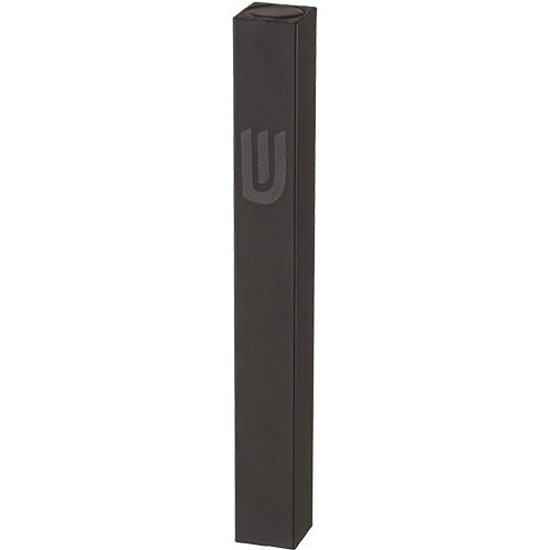 Aluminum Mezuzah 15 cm - Matte Black, Printed "SHIN"