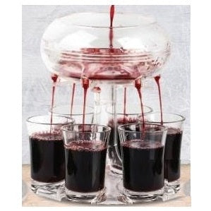 Acrylic Wine Dispenser 6 Cups