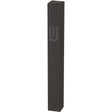 Aluminum Mezuzah 15 cm - Matte Black, Printed "SHIN" {Judaica-Home-Mezuzah Holder} Manchester Judaica