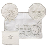 Brockett Pesach 4 pcs Set {Holiday-Pesach-Matzah Tash & Pesach Set} Manchester Judaica