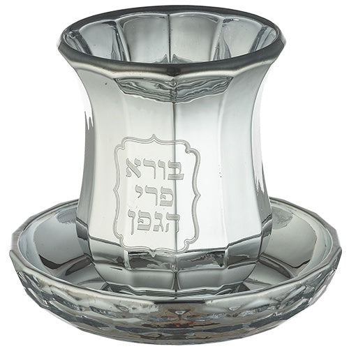 Crystal Kiddush Cup 9 cm - 100ml {Judaica-Tabletop-Kiddush Cup} Manchester Judaica