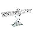 Crystal Menorah 20cm {Holiday-Chanukah-Menorah} Manchester Judaica
