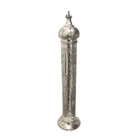 Silver dipped megillah holder - big