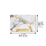 Reinforced glass tray for Chanukiah 42X28 {Judaica-Lecht-Lecht Trays} Manchester Judaica