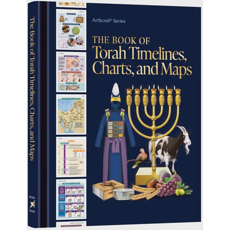 The Book of Torah Timelines, Charts and Maps - Hardcover {ספרים-תורה-מפרשי המקרא} Manchester Judaica