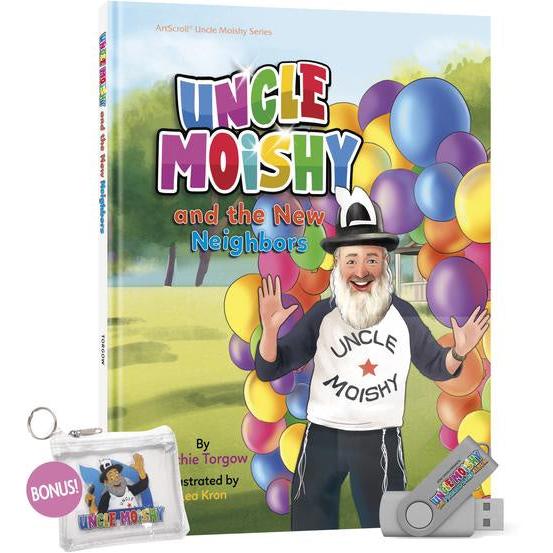 Uncle Moishy and the New Neighbors + USB Kit {Books-Kids-Books for Children} Manchester Judaica