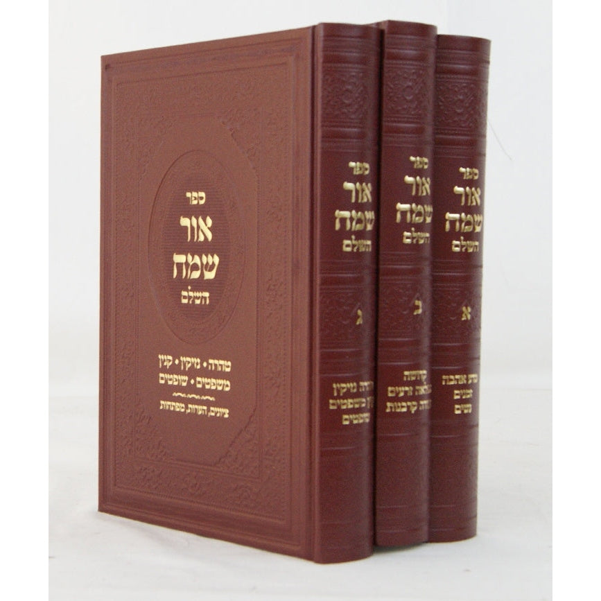 אור שמח על הרמב"ם ג' כרכים-חדש-לנדוי Seforim To Be Sorted 135839 Manchester Judaica