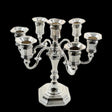 Candelabra 7 branch Judaica-Lecht-Candlesticks, Candelabra 12390 Manchester Judaica