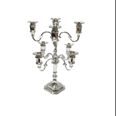 Candelabra 9 branch Judaica-Lecht-Candlesticks, Candelabra 12361 Manchester Judaica