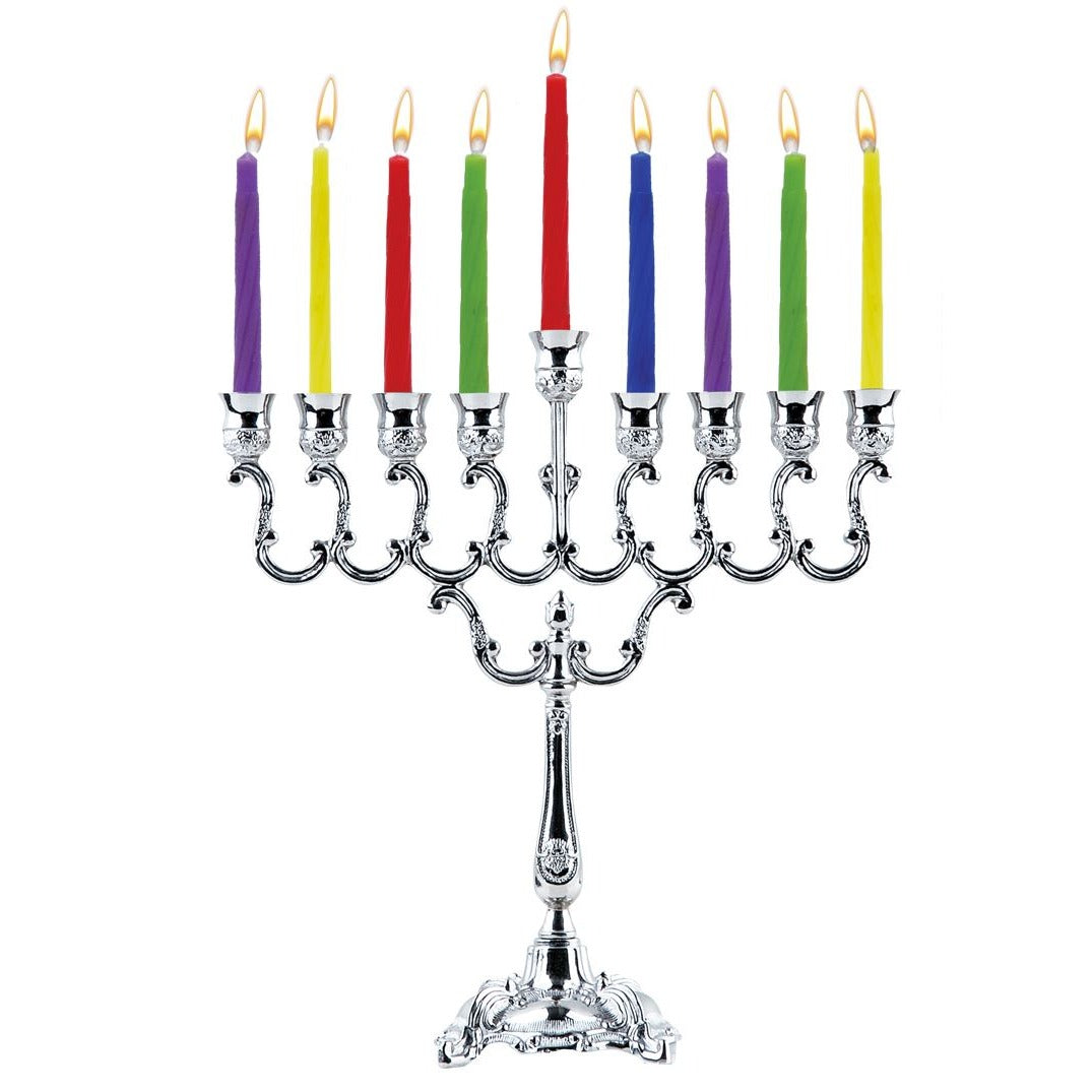 Silver Plated Menorah 21cm