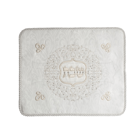 Challah Cover 230 L - White Judaica-Tabletop-Challah Cover 542302 Manchester Judaica