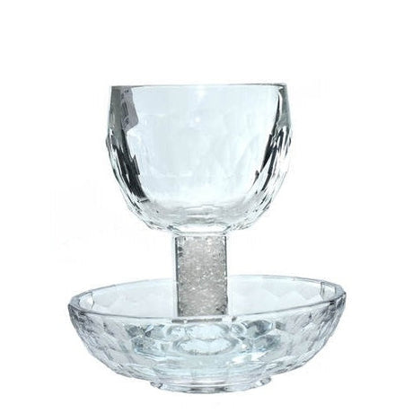 Crystal Becher (Chazon Ish) {Judaica-Tabletop-Kiddush Cup} Manchester Judaica