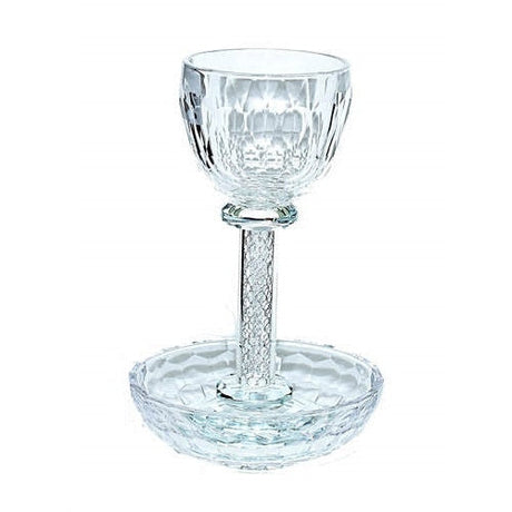 Crystal Becher {Judaica-Tabletop-Kiddush Cup} Manchester Judaica