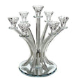 Crystal Candlestick - 6 Judaica-Lecht-Candlesticks, Candelabra 12033 Manchester Judaica