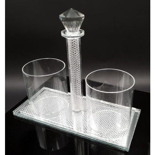 Crystal Stand Judaica-Home-items 12352 Manchester Judaica