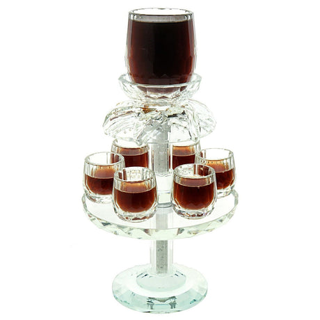 Crystal Wine Dispenser Judaica-Tabletop-Wine Bottle & Accessories 12143 Manchester Judaica