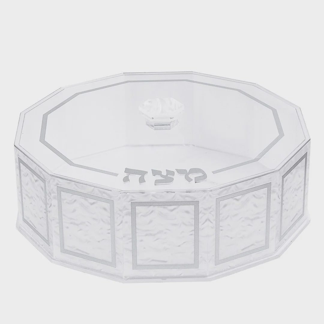 Hexagon Matzah Box Holiday-Pesach-Matzah Box 34132 Manchester Judaica