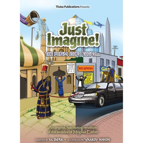 Just Imagine! The Purim Story Today...- Comic {Holiday-Purim-Kids Books} Manchester Judaica