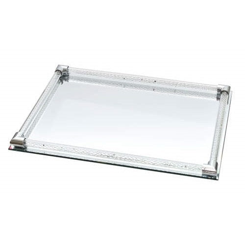 Mirror Tray Silver - 35*45cm Judaica-Tabletop-Food Trays 12441 Manchester Judaica