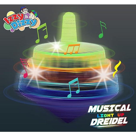 Musical Dreidal Yiddish Holiday-Chanukah-Dreidlech 12449 Manchester Judaica