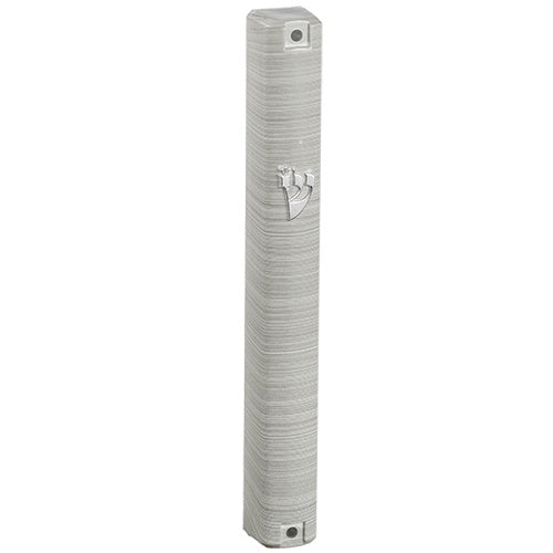 Platic Mezuzah 15cm - 3D Metallic Paint Judaica-Home-Mezuzah Holder 422966 Manchester Judaica