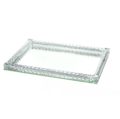 Railing Mirror Tray - 40*50cm Judaica-Tabletop-Food Trays 12134 Manchester Judaica