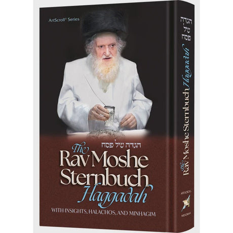 The Rav Moshe Sternbuch Haggadah - Insights, Halachos, & Minhagim Books-English-To be sorted 166819 Manchester Judaica