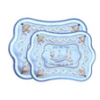 White Royal Corkscrew Challah Tray - Large {Judaica-Tabletop-Challah Board} Manchester Judaica