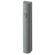 Wood Mezuzah 15cm - Round - Gray Judaica-Home-Mezuzah Holder 23625 Manchester Judaica